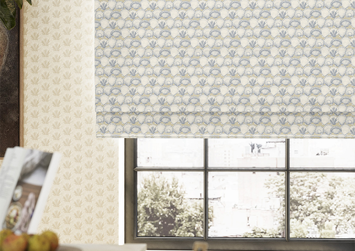 Shelly, Frosted Stone - Twist&Fit Roman Blind - Image 5